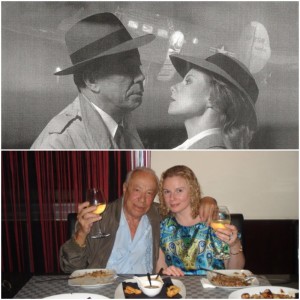 Lookalikes Kenny and Tuula Whymark and as Humphrey Bogart and Ingrid Bergman 