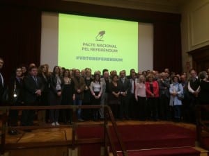 Catalan lawyers sign a manifesto in favour of a referendum