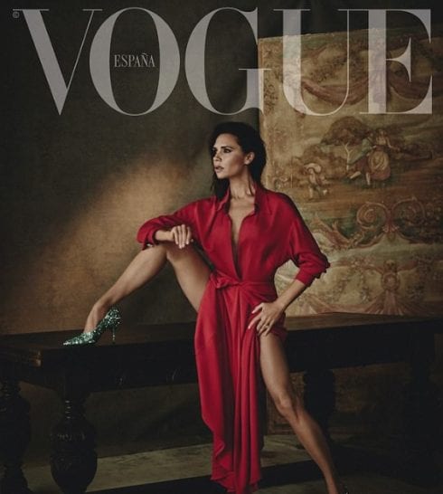 vogue red dress