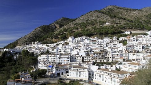 xMijas town white village benalmadena