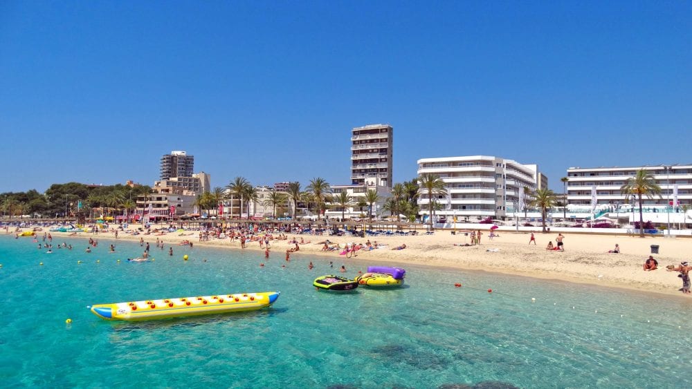 magaluf beach e