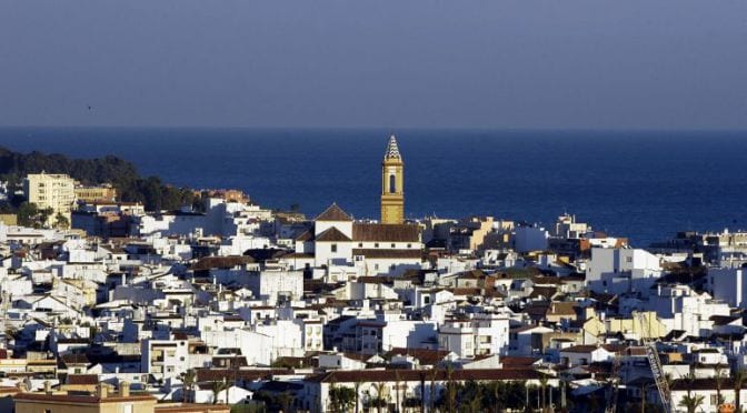 Estepona Málaga vista casco antiguo estepona