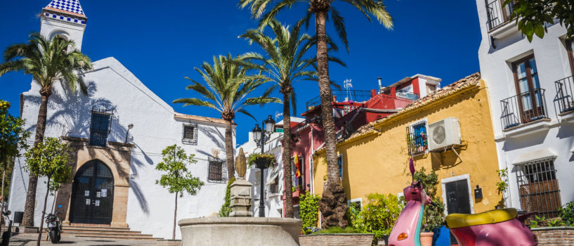 Beautiful Old City Marbella In Spain
