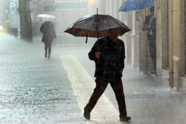 Weather Warning Spain S Malaga Hit By Torrential Rain But