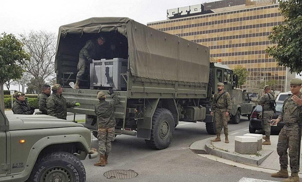 Army Arrives In Palma