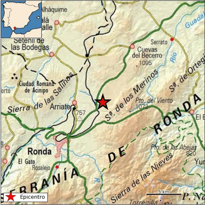 Terremoto Malaga