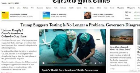 Nyt Takes To Its Cover The Battle Of The Spanish Img_