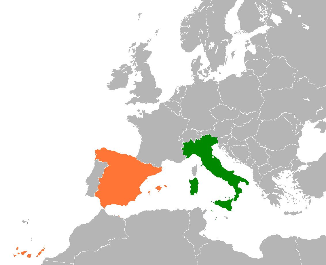 Spain And Italy