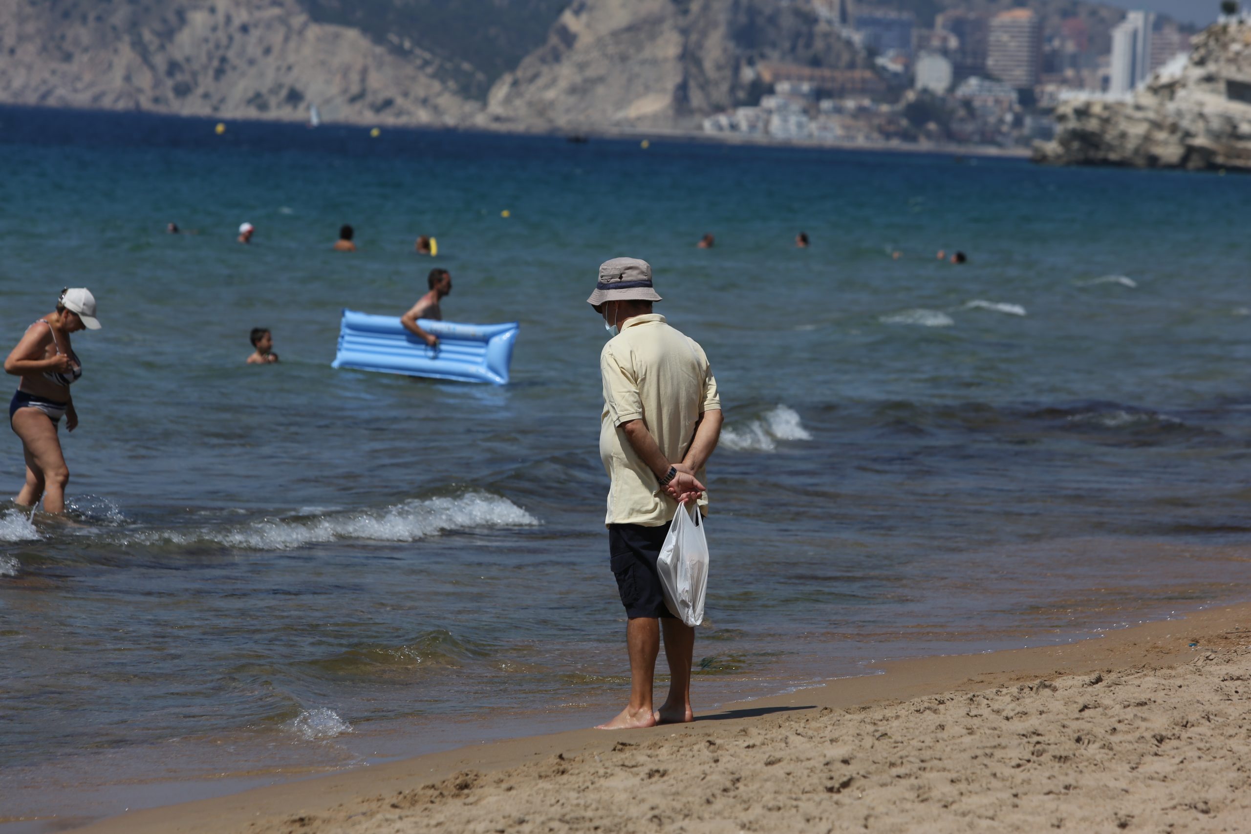 Benidorm Beach Man Sea