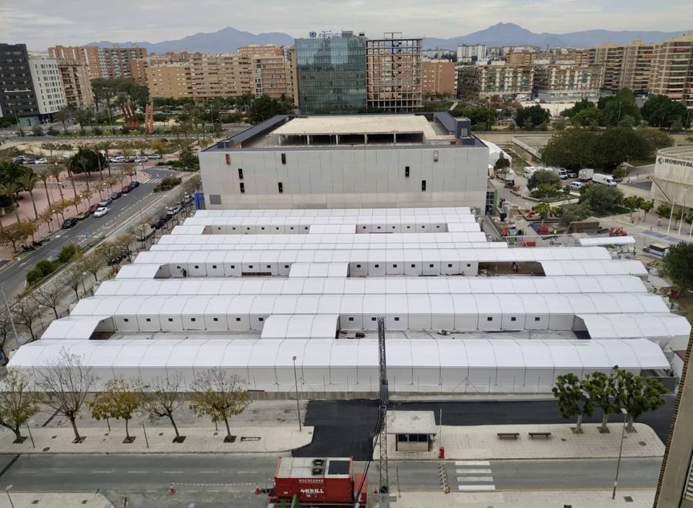 Field Hospital Built In Alicante To Help Costa Blanca Coronavirus Sufferers Is Too Hot During The Summer