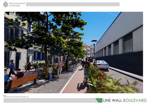 Line Wall Boulevard   Visual 1