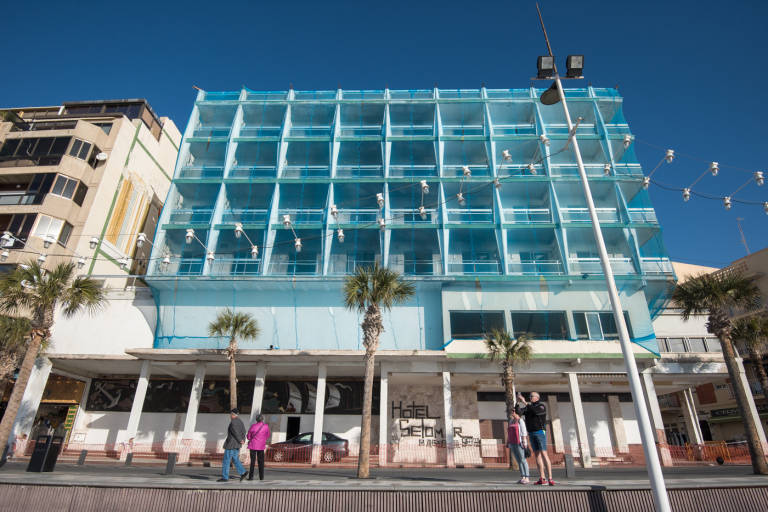 Logjam Over Deserted Benidorm Hotel Is Broken Photo 2