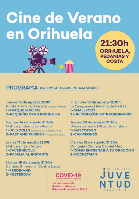 Cine De Verano Orihuela Dates