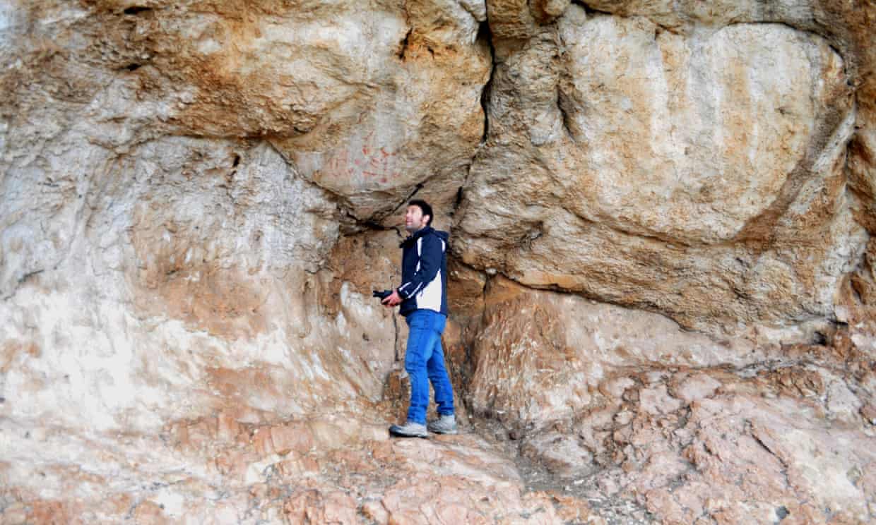 Rock Paintings On The Los Machos Site In The Province Of Granada Spain  Photograph University Of Granada