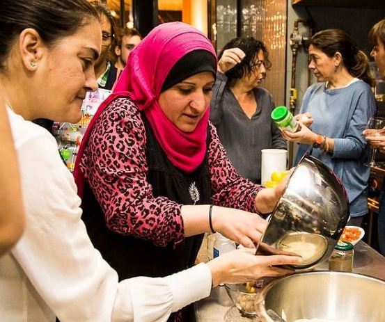 Refugee Wesal In The Kitchen Credit Jane Mitchell