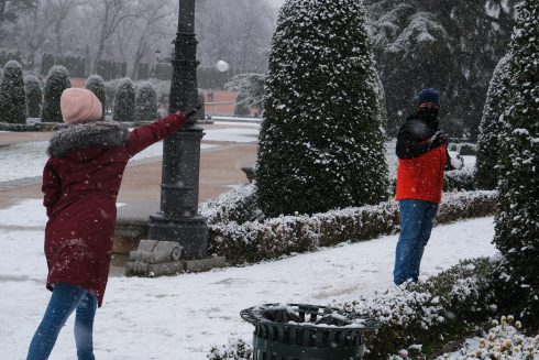 Cold And Snow Storm Arrives In Madrid Leaving It All Snowy  Thursday 07 January 2021