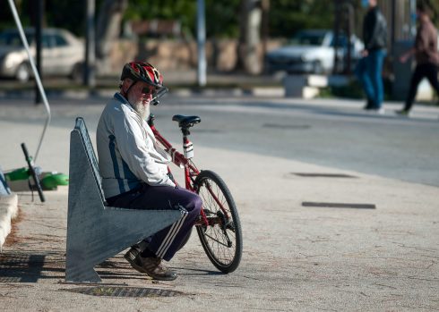 Cyclists Protest For A Secure Cycle Lane In Malaga  Spain   14 Feb 2021