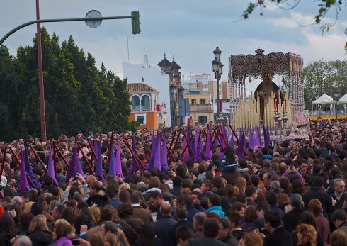 Semana Santa in Sevilla editorial photo. Image of kids - 90581651