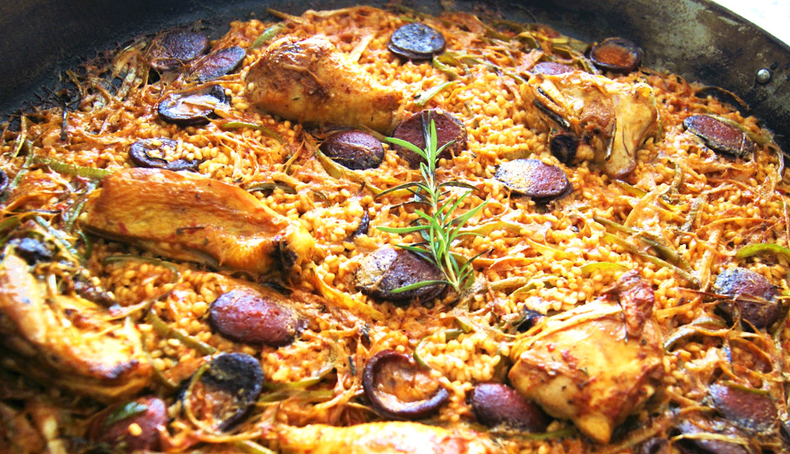 Paella Chorizo And Chicken