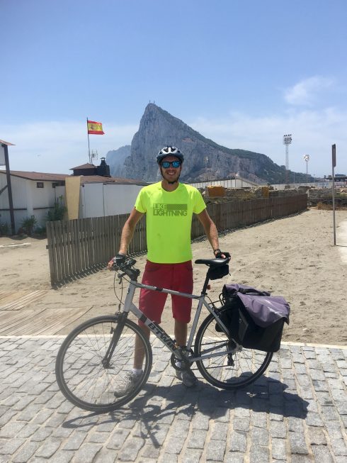 By The Finish Line At The Gibraltar Border