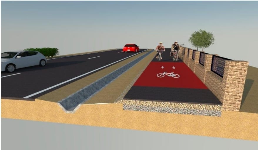 New cycle lane costing nearly quarter of a million euros to get built ...