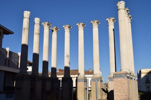 Roman Columns In Centre