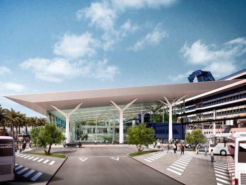 Vision of Barcelona port terminal from architect firm RBTA