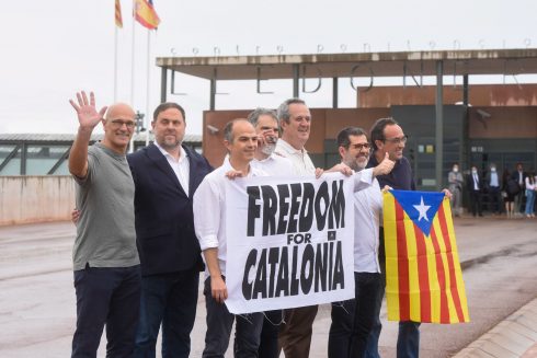 Junqueras and catalan separatists released from jail Photo: Esquerra Republicana