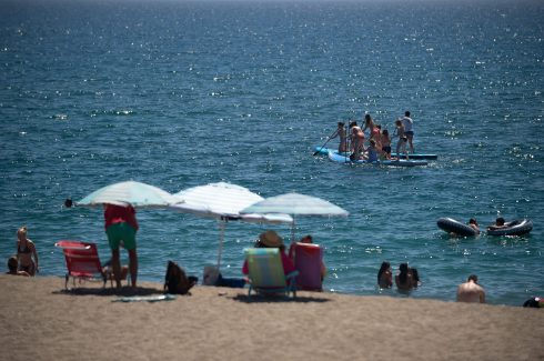 Castellon beach pollution