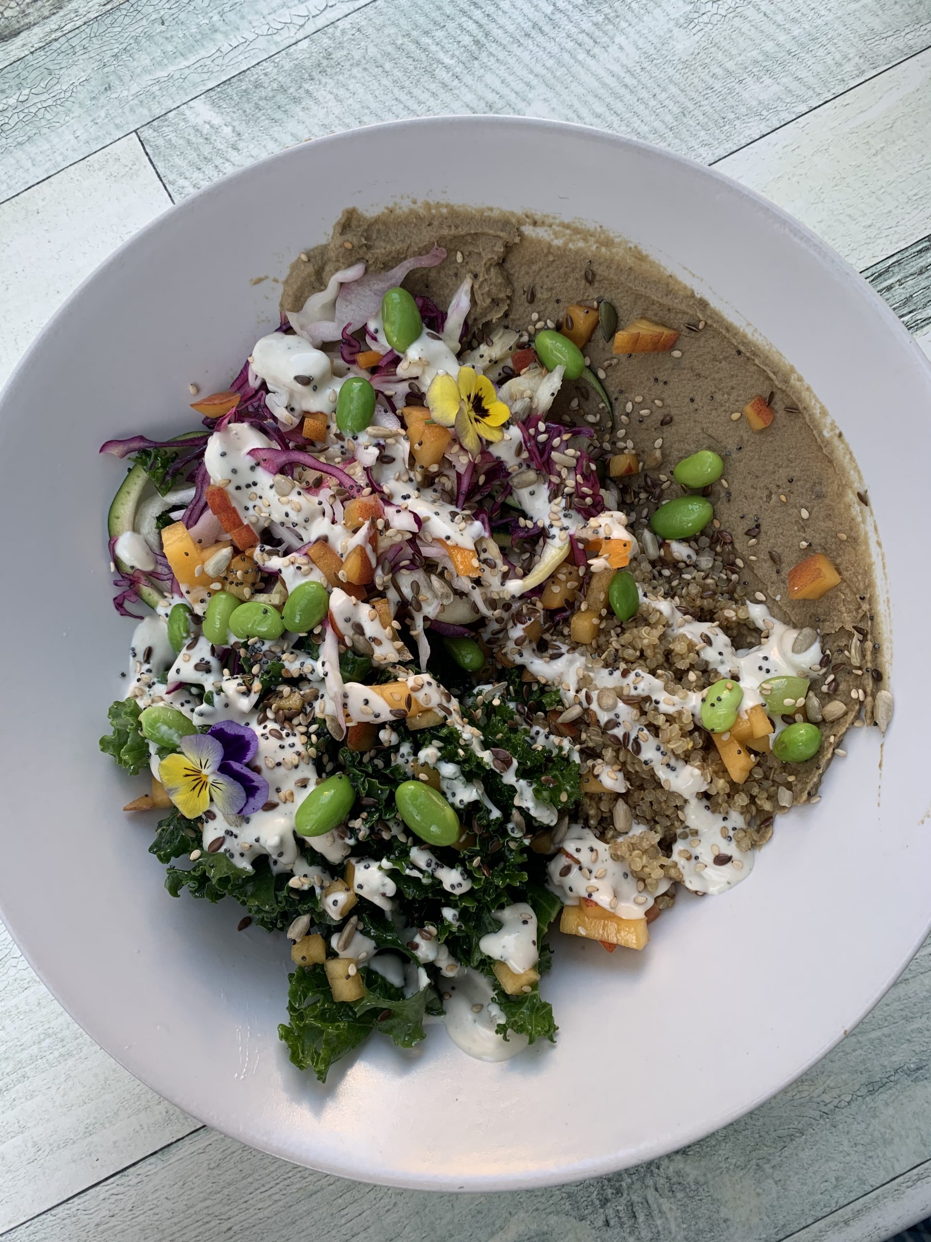 vegan grain bowl