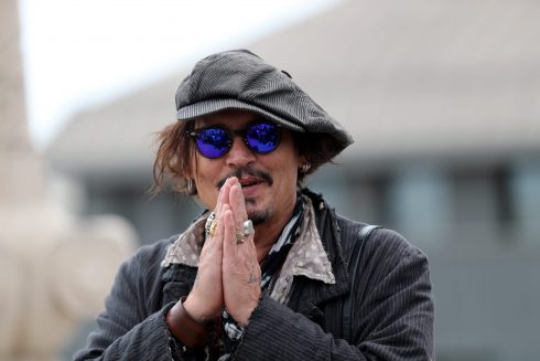 Johnny Depp At Photocall For Premiere Film El Fotografo De Minamata During Barcelona Film Festival 2021 In Barcelona On Friday, 16 April 2021. Cordon Press