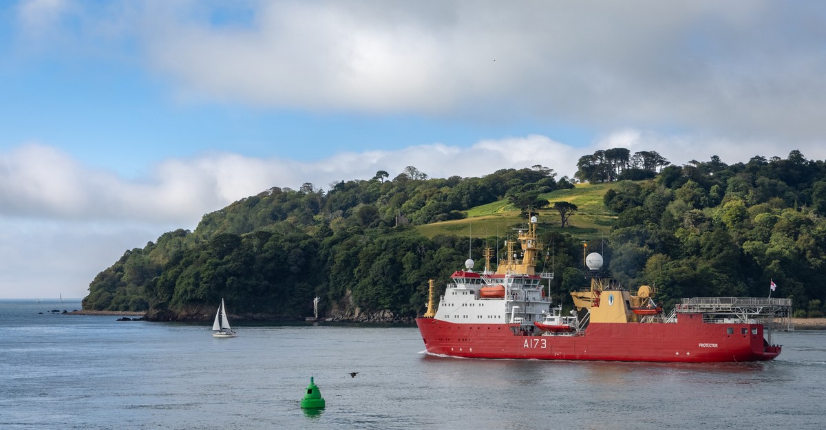 Hms Protector Sails For ?new Adventures? In Antarctica