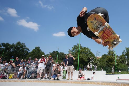 Germany's Largest Skatepark Opens In Duesseldorf