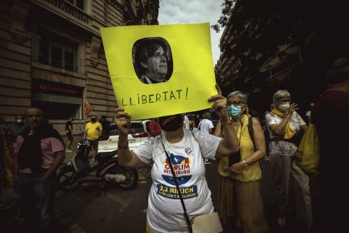 Protest Over Puigdemont's Arrest