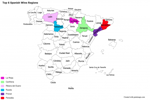 Top 6 Spanish Wine Regions 2