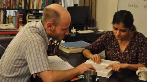 Zabaan Language Institute Neha Tiwari Teaching David Advanced Hindi 2