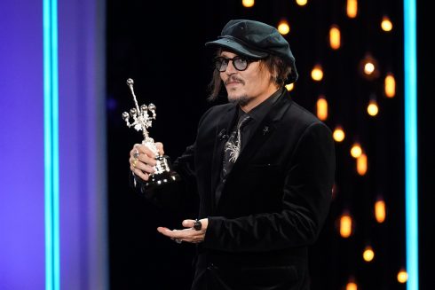 Johnny Depp Winner Donosti Award At The 69th Edition Of The San Sebastian Film Festival, September 22, 2021