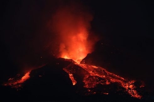 Northern flank of La Palma volcano in Spain’s Canary Islands collapses three weeks after volcano eruption increasing power of lava flows