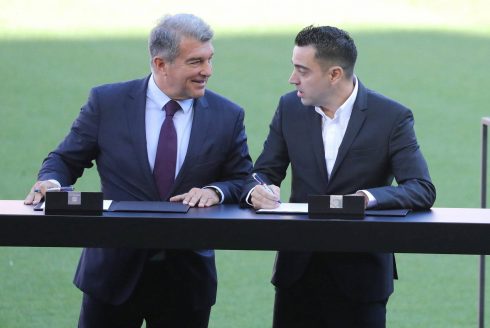 Presentation Xavi Hernandez As New Coach Of Fc Barcelona