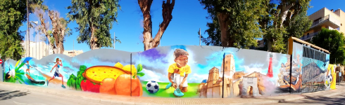 Los Arcis Sports Mural