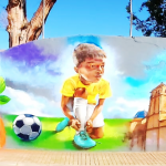 Los Arcos Sports Mural Cropped