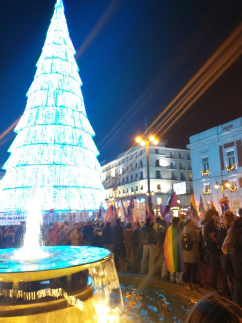 Demonstration In Sol Against Vox Equality Law