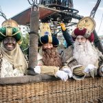 Los Reyes Magos Llegan En Globo A Sevilla