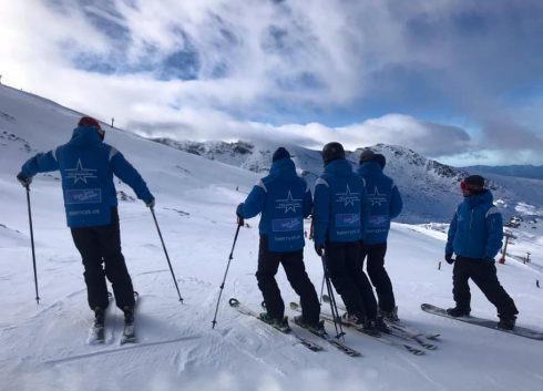 Telemark Team sierra nevada ski spain