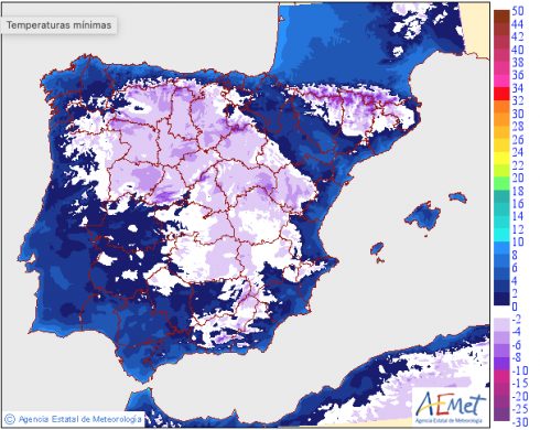 Aemet Cold Weather Saturday January 8 2022