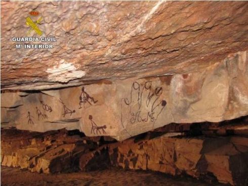 Cave Art Vandals In Ciudad Real