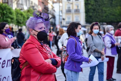 Manifestacion En Sevilla Por El Dia Internacional De La Mujer