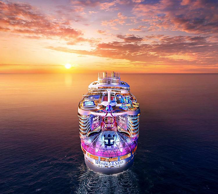 IN PICS: World’s biggest cruise ship set to dock in Spain's Mallorca ...