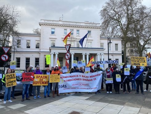 Spanish Embassy Of Spain Protest