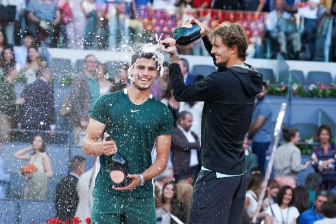 Men's Singles Final Match In Madrid, Spain 8 May 2022